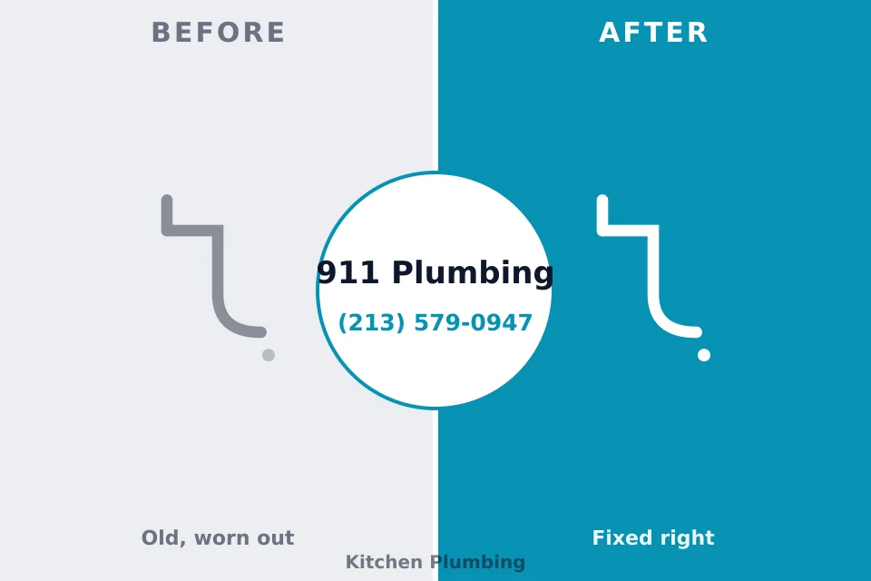 Before and after: plumbing repair Chicago, IL
